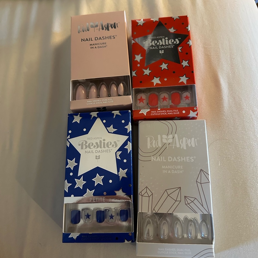 Red Aspen Nail Dashes BUNDLE